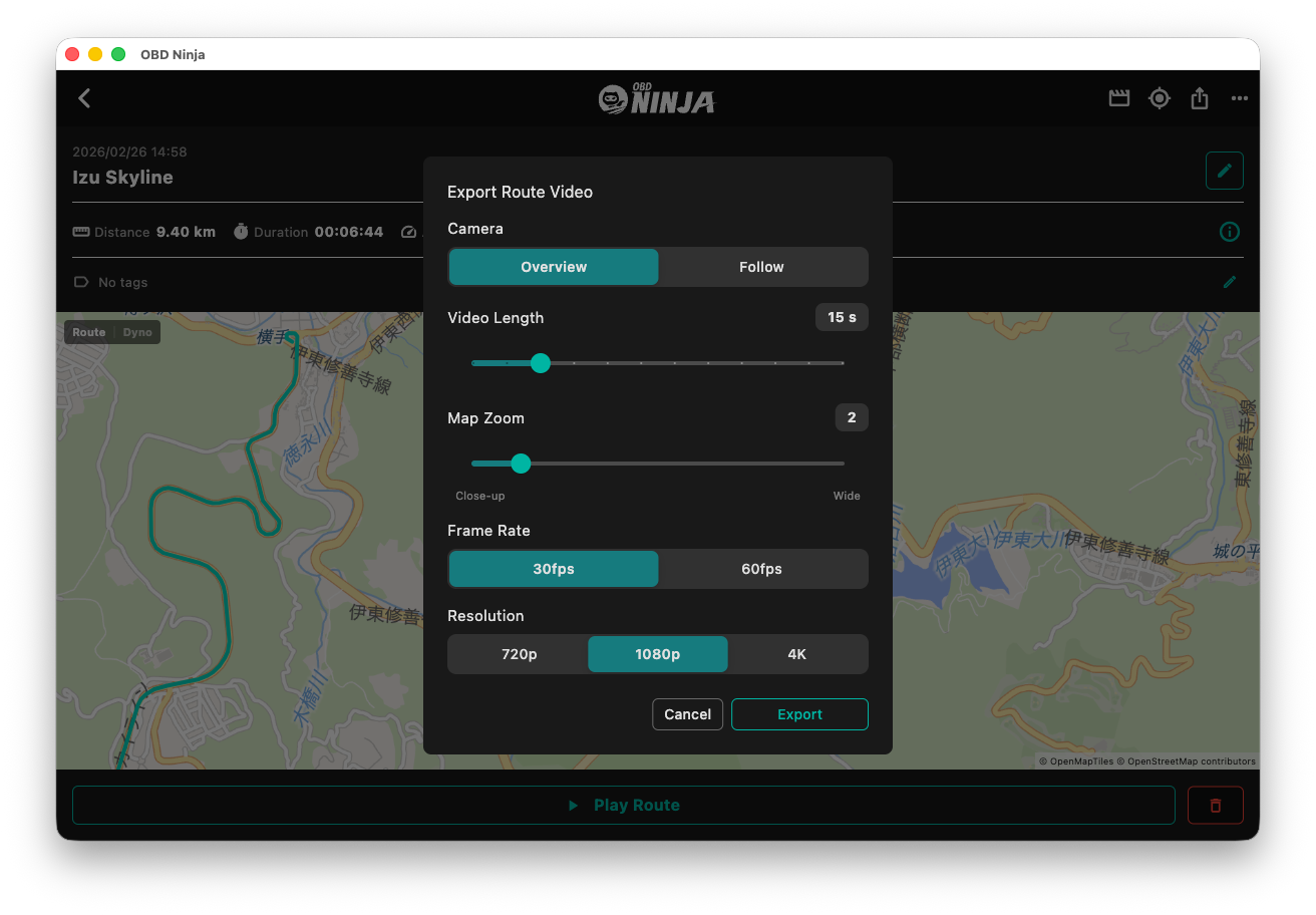OBD Ninja Desktop App